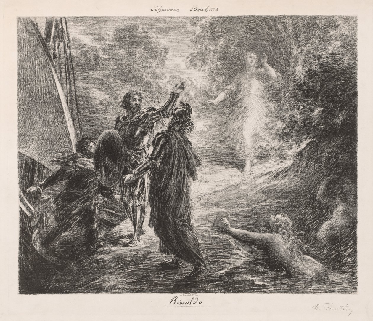 Rinaldo, 1878. tekijältä Ignace Henri Jean Fantin Latour