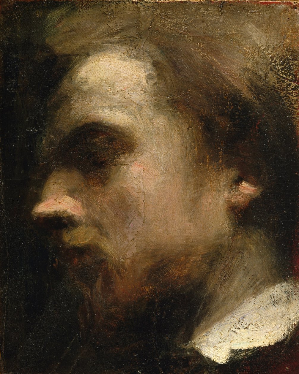 Omakuva, noin 1858 tekijältä Ignace Henri Jean Fantin Latour