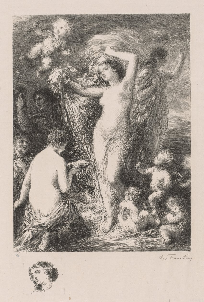 Venus Anadyomene, 1898. tekijältä Ignace Henri Jean Fantin Latour