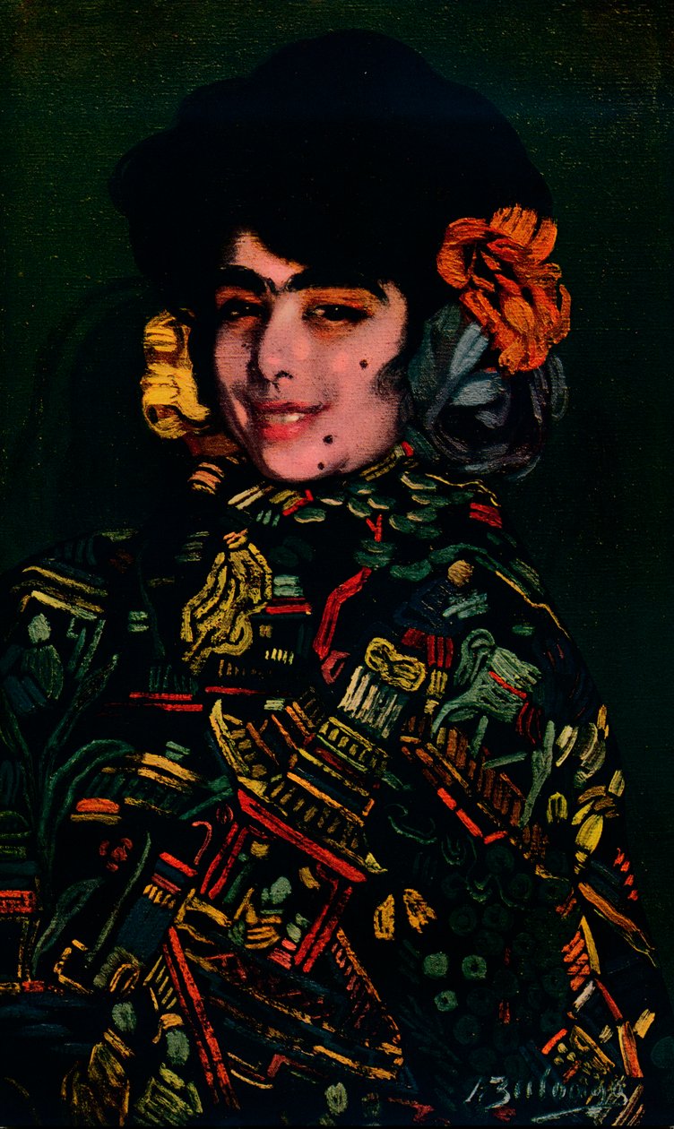 Espanjalainen tyttö, 1907, 1932 tekijältä Ignacio Zuloaga y Zabaleta
