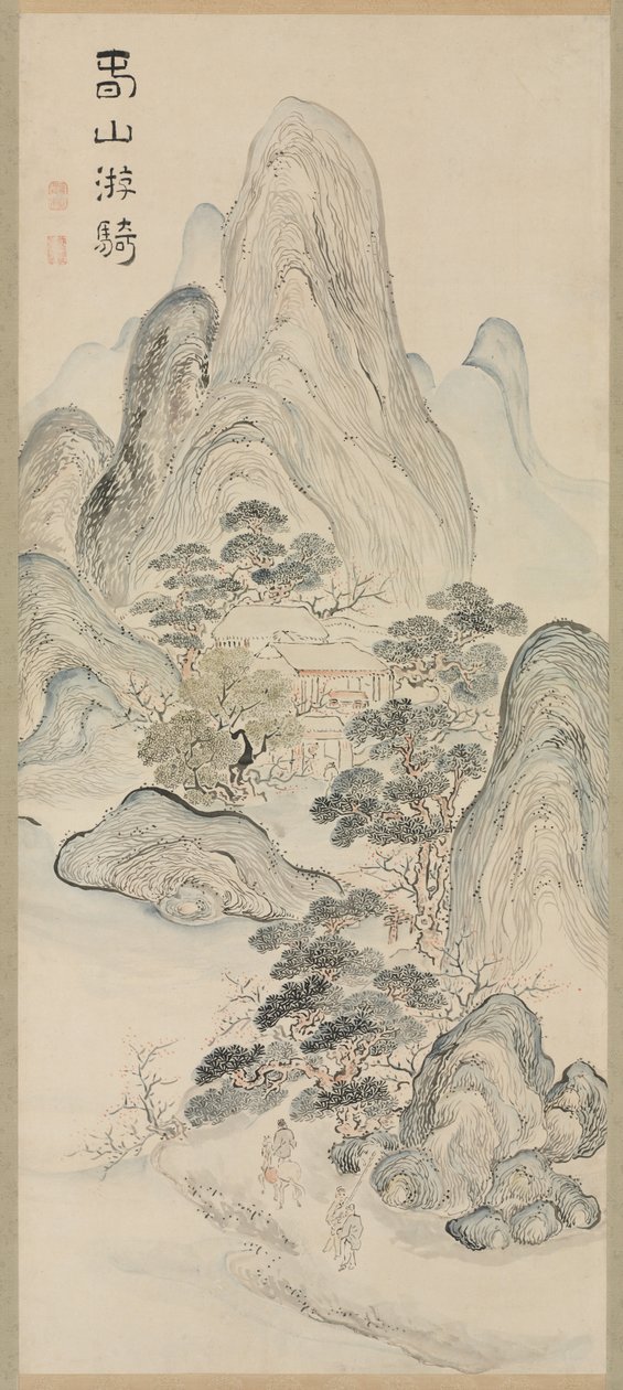 Kevätmaisema, 1700-luku. tekijältä Ike Taiga
