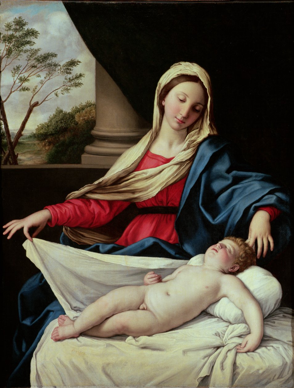 Madonna ja lapsi tekijältä Il Sassoferrato