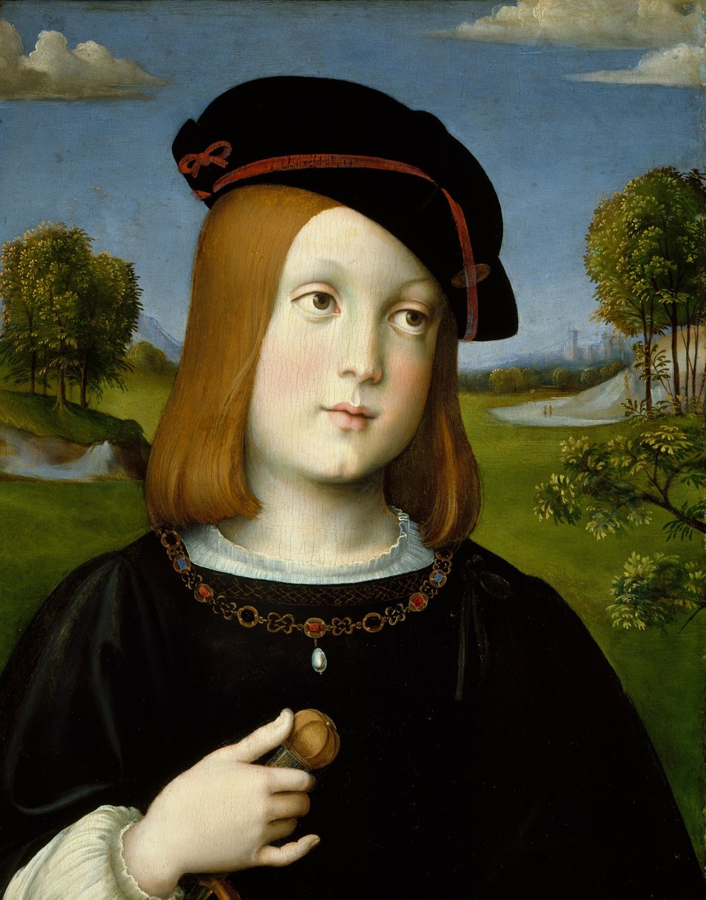 Federigo Gonzaga, 1510 (tempera puulla) tekijältä Il Francia