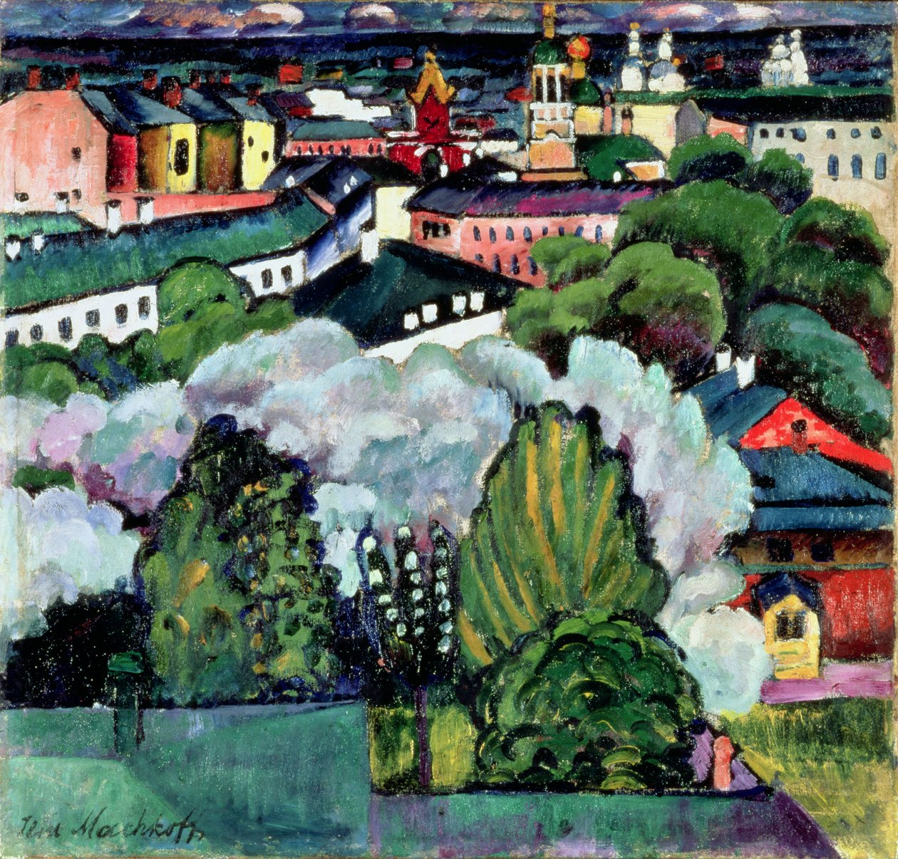 Kaupunkimaisema tekijältä Ilya Ivanovich Mashkov