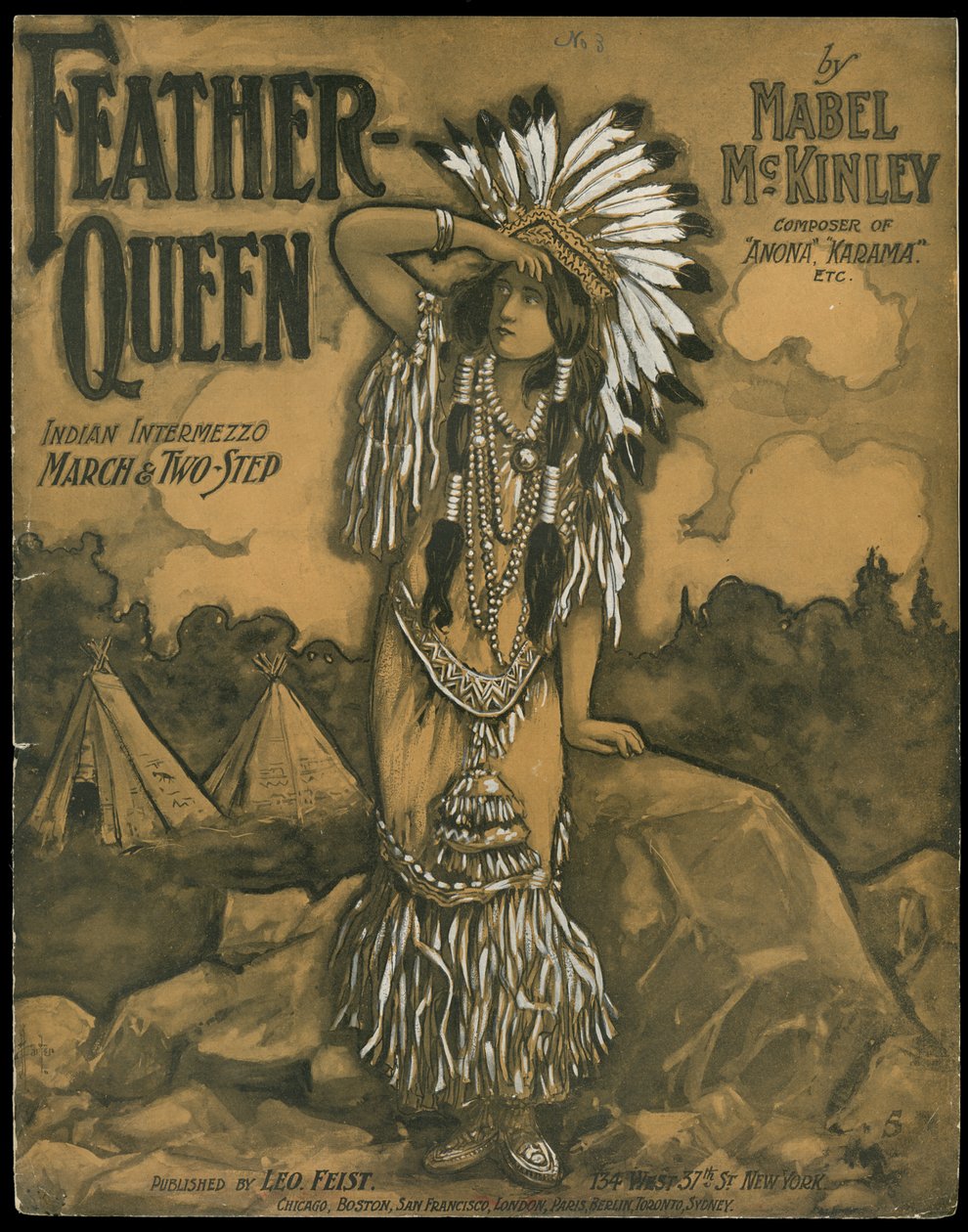 Feather- Queen, n. 1770-1959 (painettu) tekijältä Inc. Leo Feist