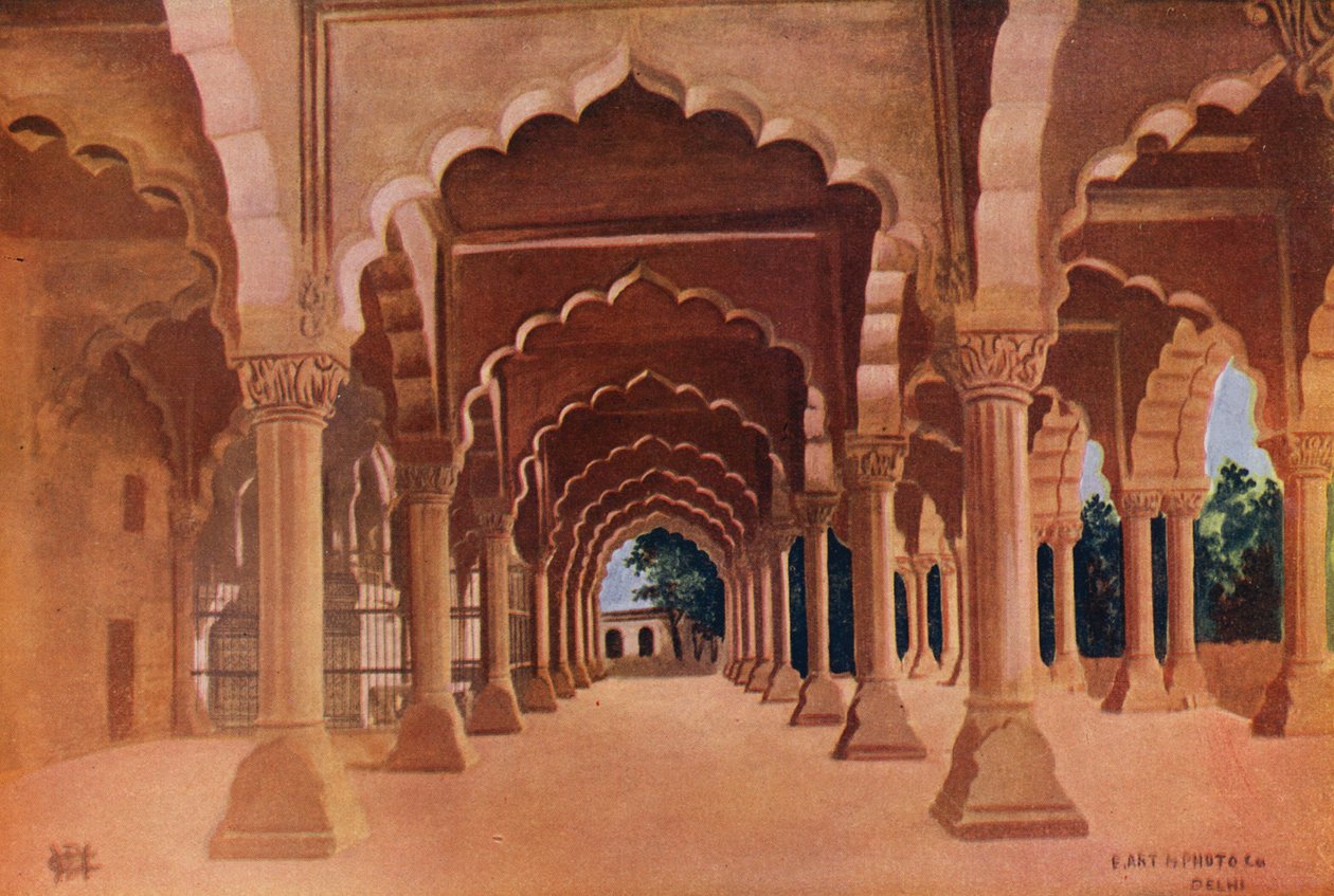 Diwan Am, Delhin linnoitus (värikuva) tekijältä Indian photographer