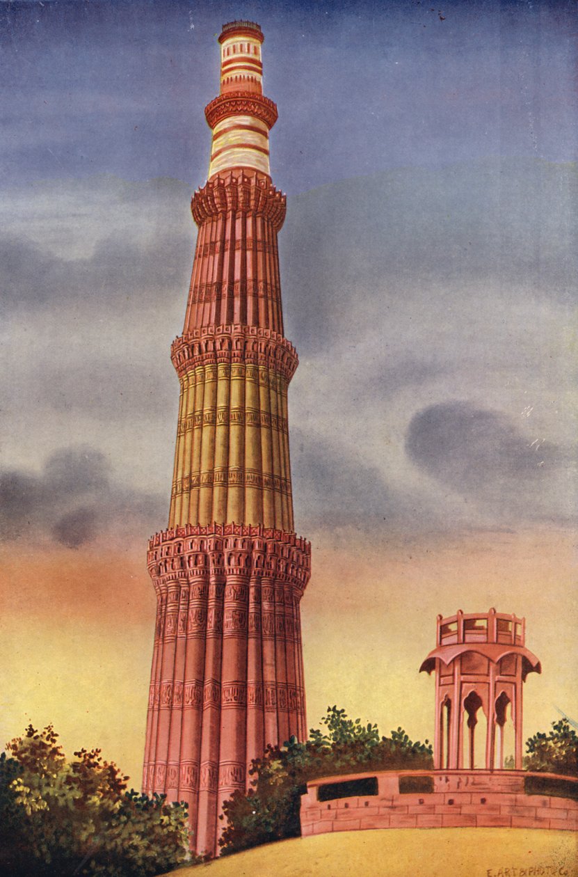 Kutub Minar, Delhi (värikuva) tekijältä Indian photographer