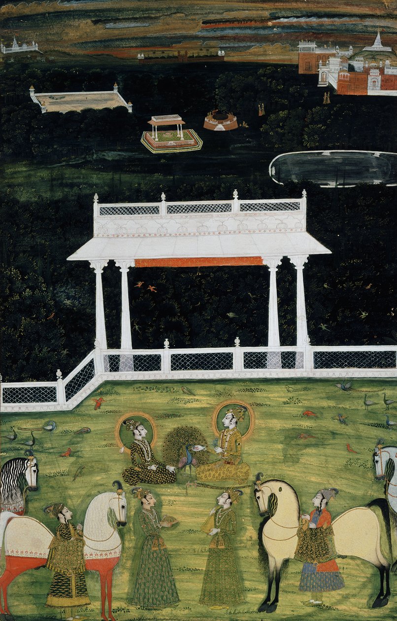 Ruhtinasparatiisi, n. 1750-1760 tekijältä Indian School