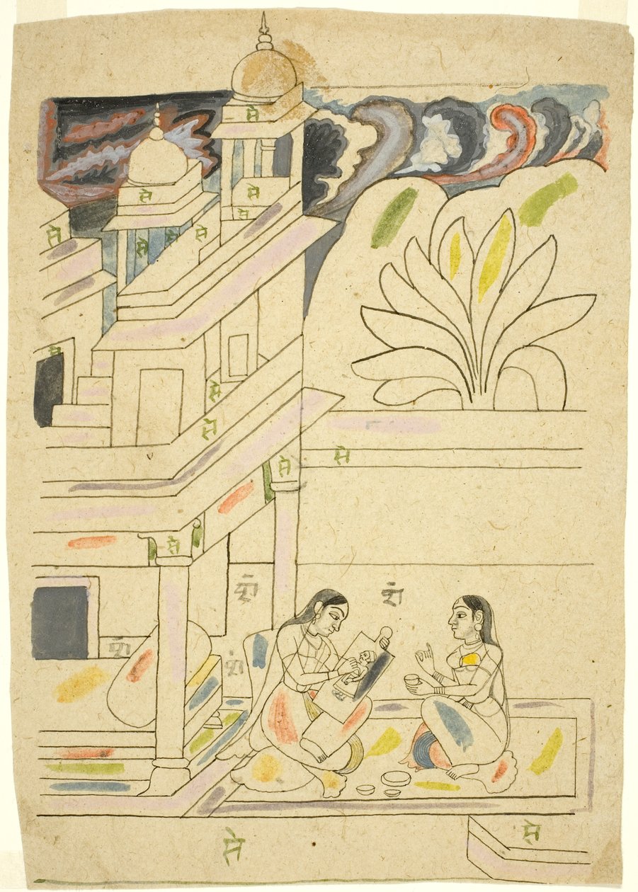 Dhanasri Ragini, 1700-luku tekijältä Indian School