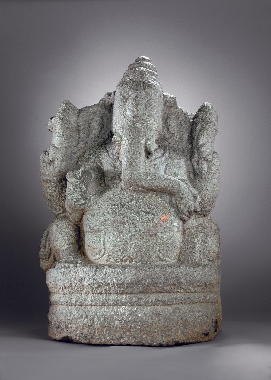 Ganesha, 1100-1300-luku (graniitti) tekijältä Indian School