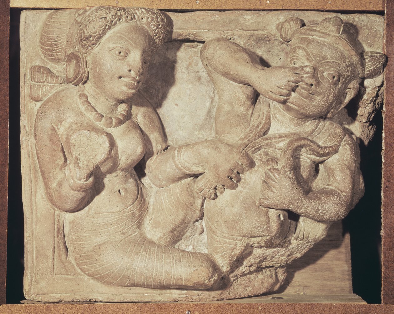 Gynaeceum Scene, Mathurasta, Uttar Pradeshista tekijältä Indian School
