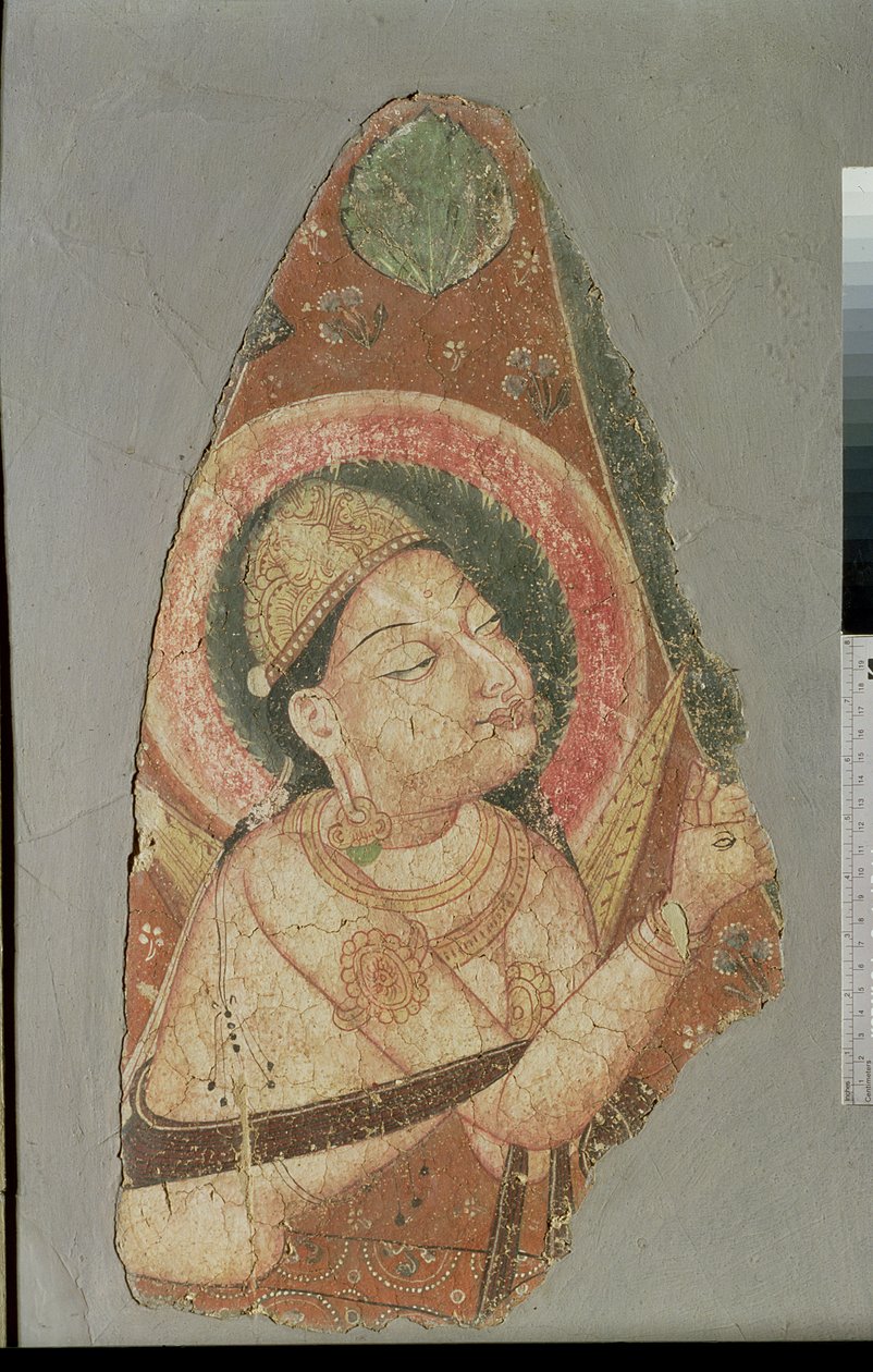 Indra, Balawaste, 7.-8. vuosisadalla (seinämaalaus) tekijältä Indian School