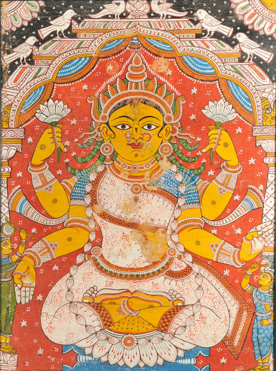 Lakshmi (seinämaalaus) tekijältä Indian School