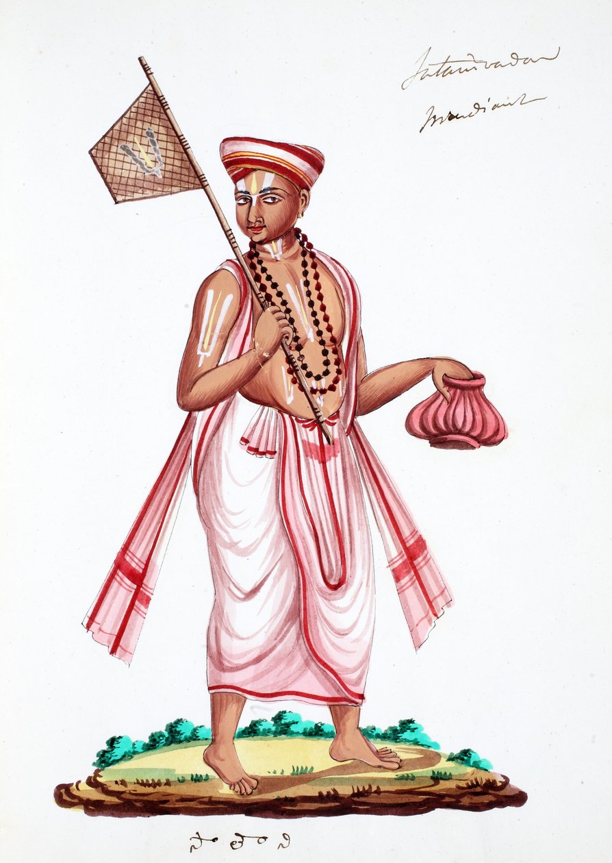 Vaishnavite Brahmin (wc paperilla) tekijältä Indian School