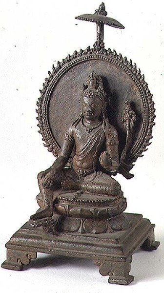 Vishnu, Pallava, Etelä-Intia (pronssi) tekijältä Indian School