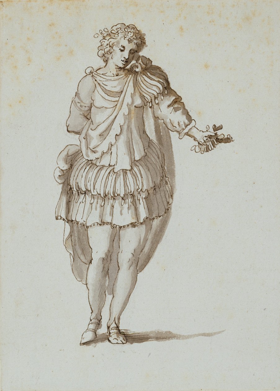 Zephyrus (kynä ja muste paperille) tekijältä Inigo Jones