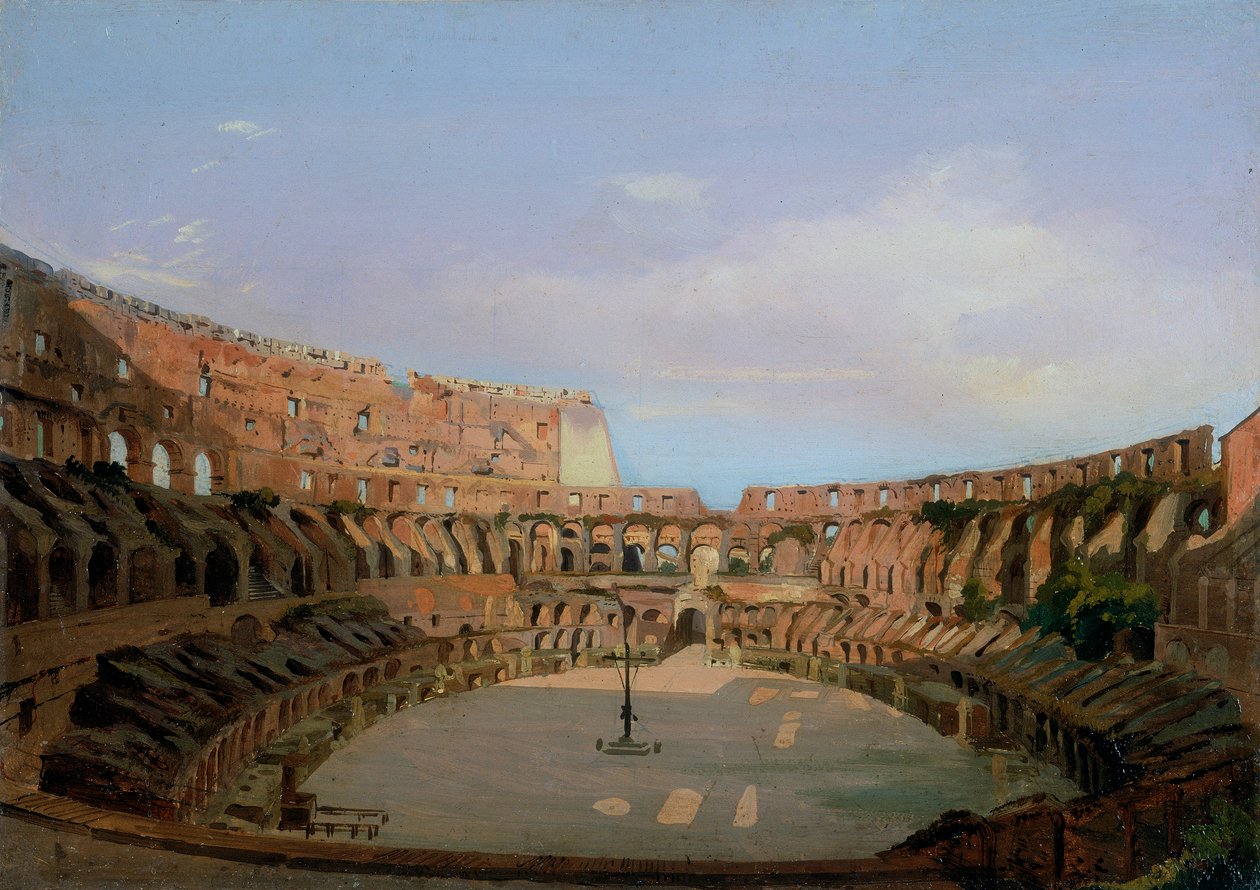 Colosseumin sisätilat tekijältä Ippolito Caffi