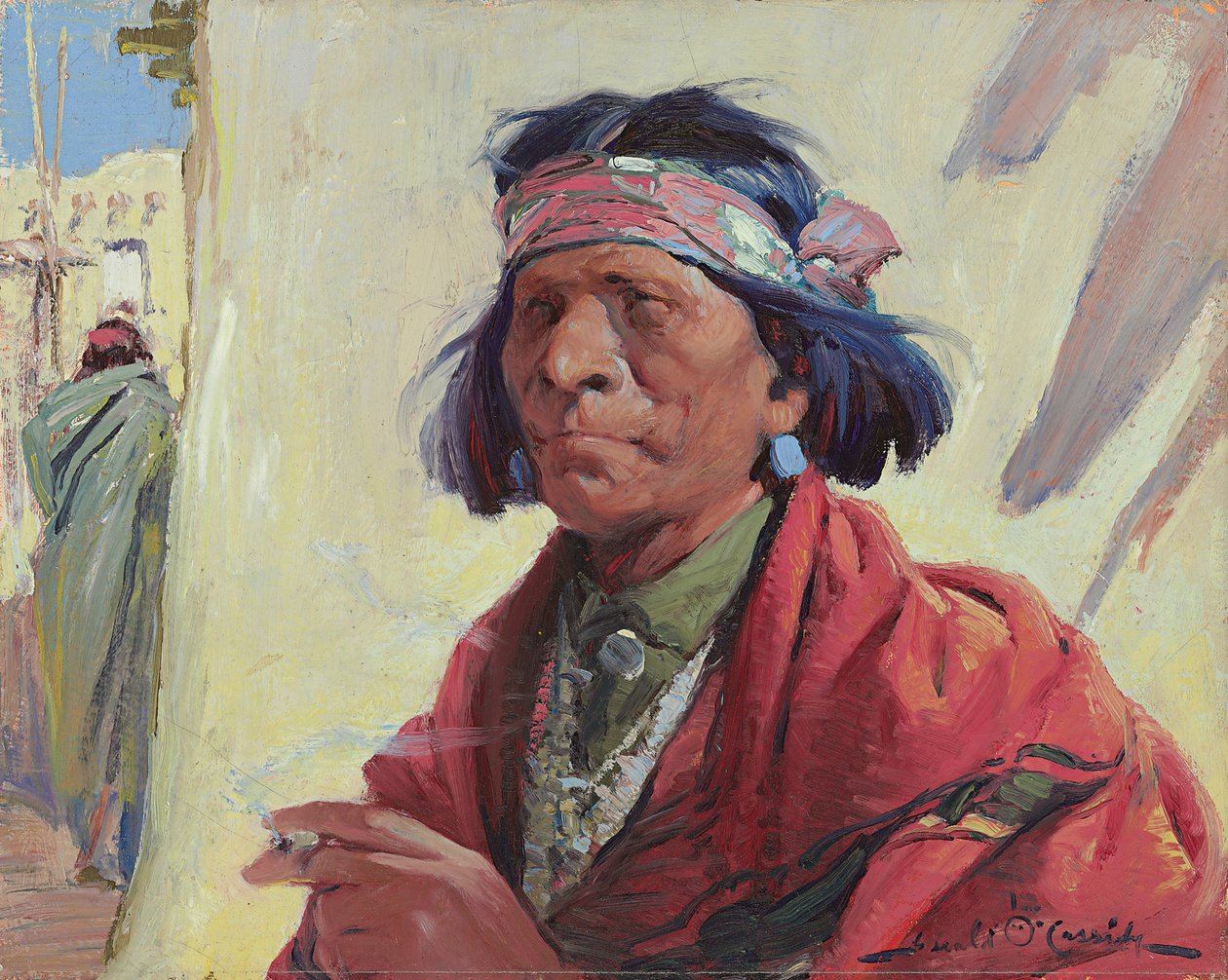 Taos Indian (öljy kankaalle) tekijältä Ira Diamond Gerald Cassidy
