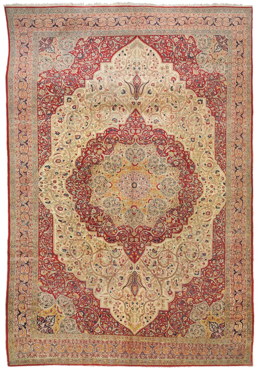 Haji Jalili Tabriz -matto, noin 1890 tekijältä Iranian School