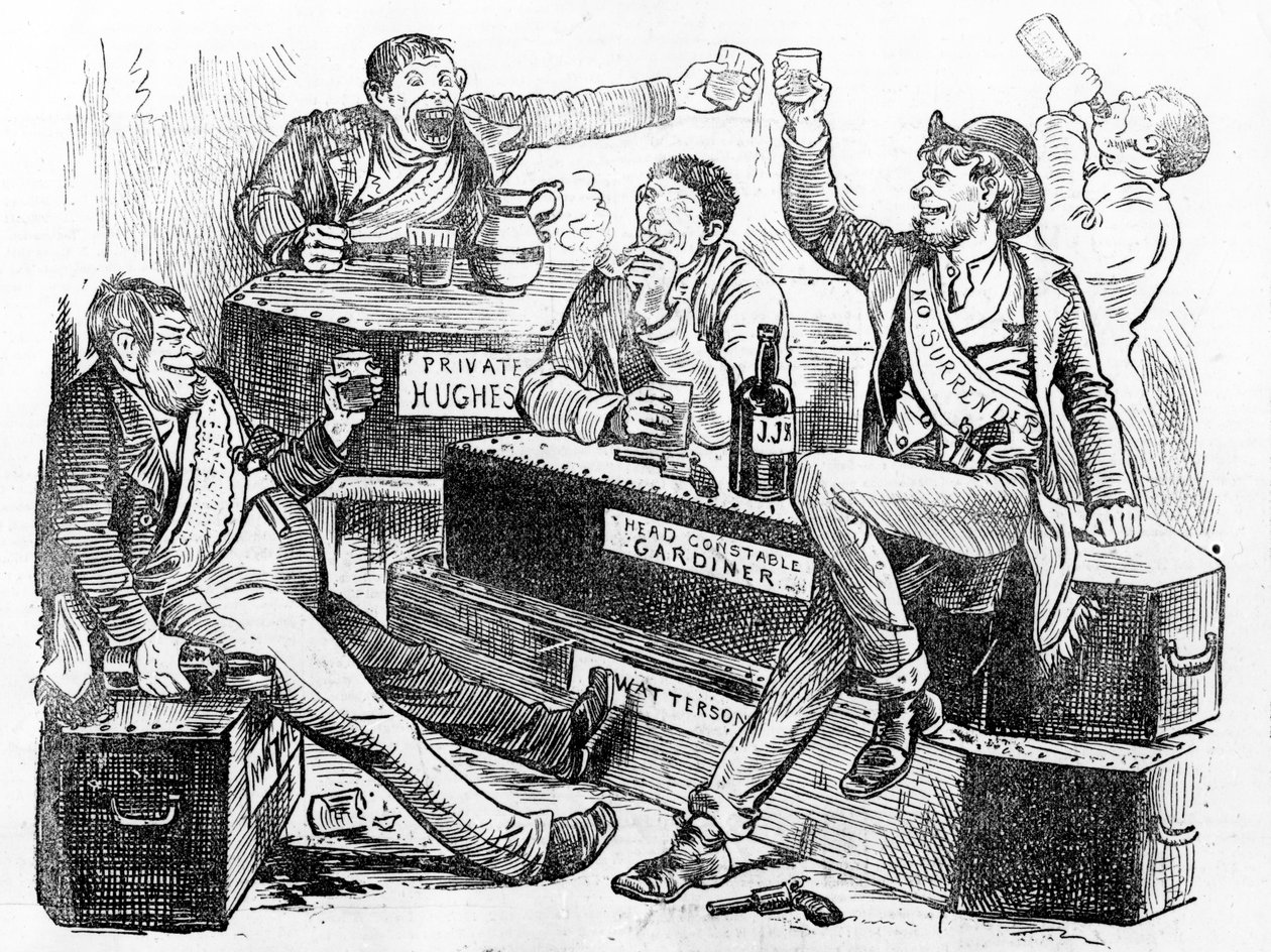 "A Glorious Celebration", 1886 tekijältä Irish School
