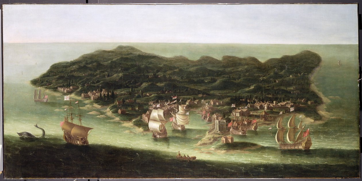 Barbadoksen saari, noin 1694 tekijältä Isaac Sailmaker