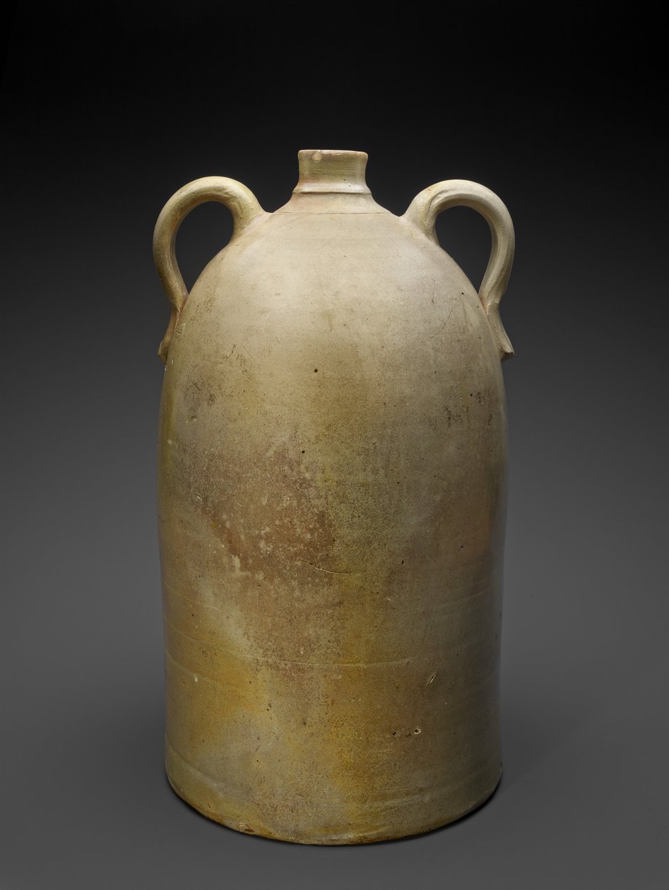 Kannu, c. 1869-1873 (suolalasitettu kivitavara) tekijältä Isaac (attr.to) Suttles