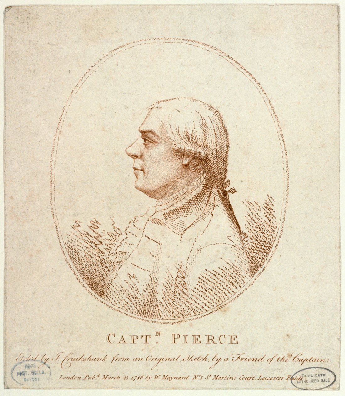 Kapteeni Richard Pierce tekijältä Isaac Cruikshank