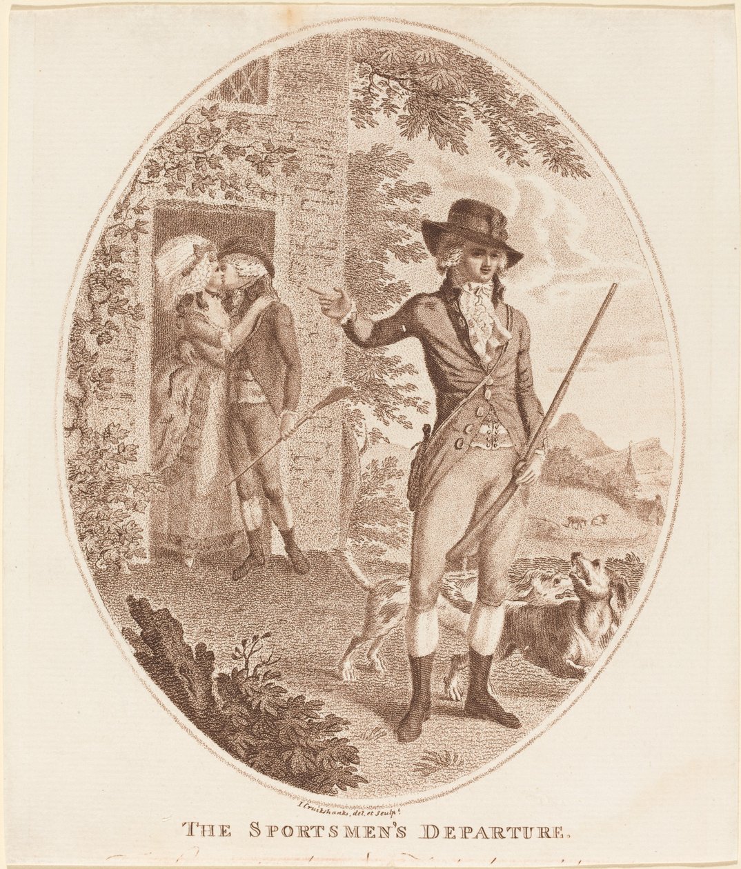 Urheilijoiden lähtö tekijältä Isaac Cruikshank