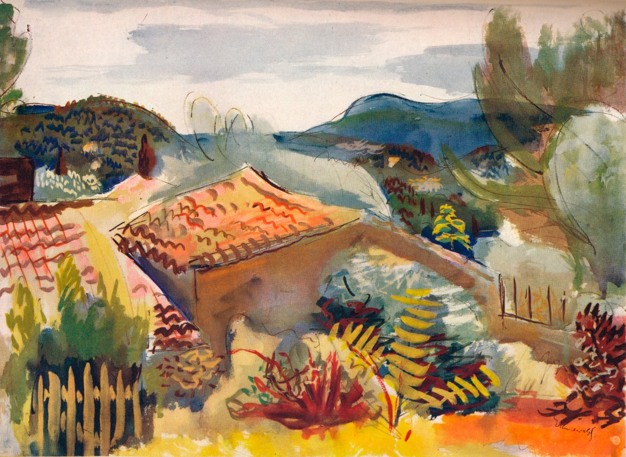 "Maisema", 1900-luku tekijältä Isaac Grünewald