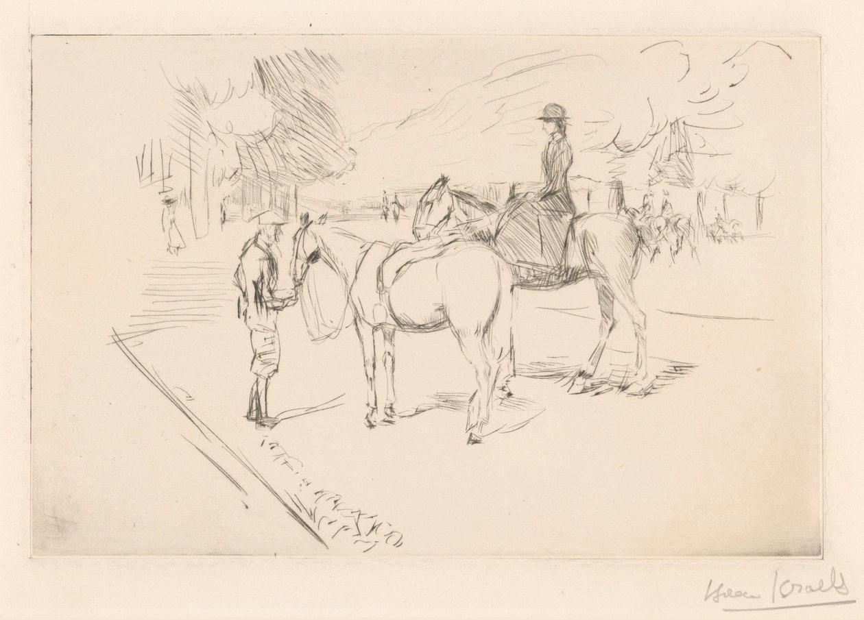 Amazon avustajan kanssa tekijältä Isaac Israels (signed by artist)