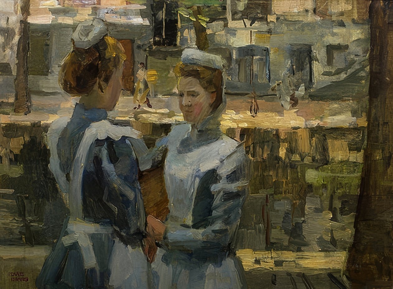 Leidsegrachtin piikoja tekijältä Isaac Israels