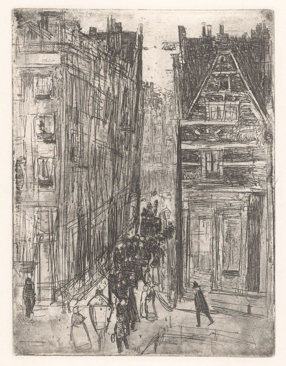 Gasthuismolensteeg Amsterdamissa tekijältä Isaac Israels