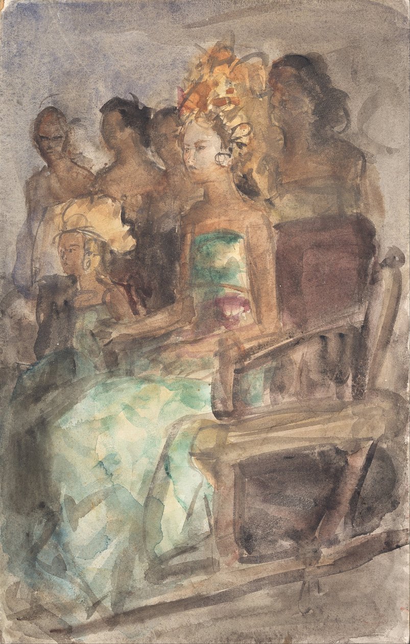 Indonesian prinsessa, 1890 tekijältä Isaac Israels