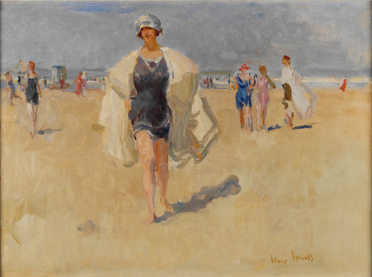 Lady on the Beach Viareggiossa tekijältä Isaac Israels