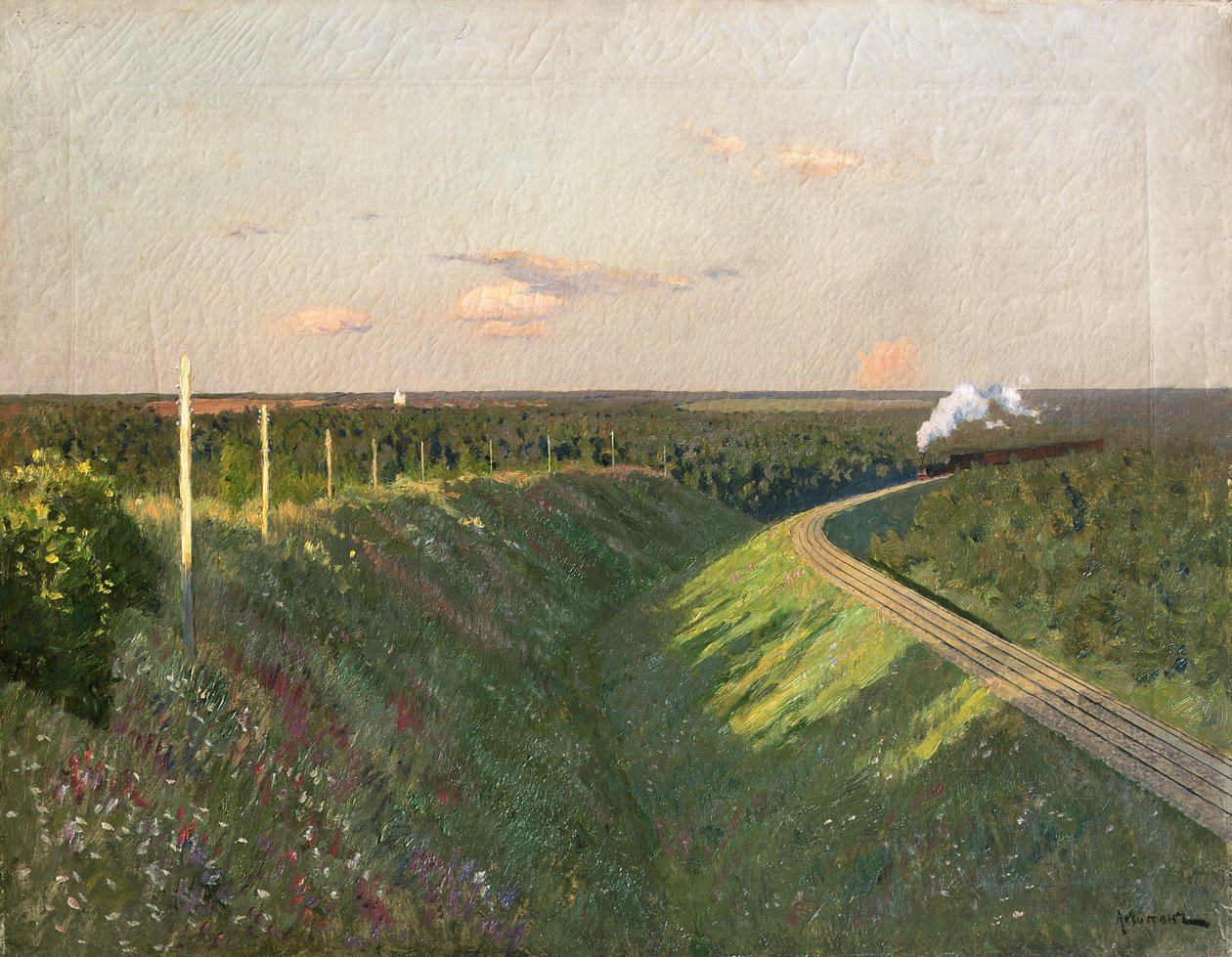 Juna matkallaan tekijältä Isaak Ilyich Levitan