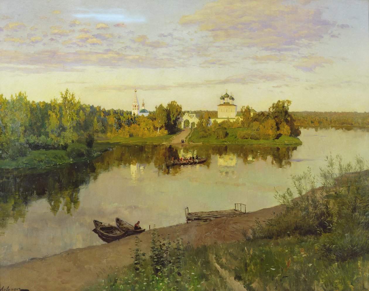 Iltakellot soivat, 1892 tekijältä Isaak Ilyich Levitan