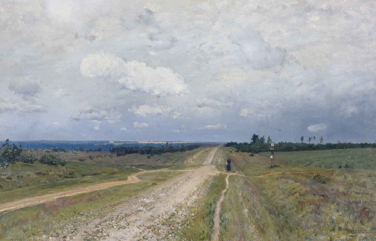 Vladimirka Road, 1892 tekijältä Isaak Ilyich Levitan