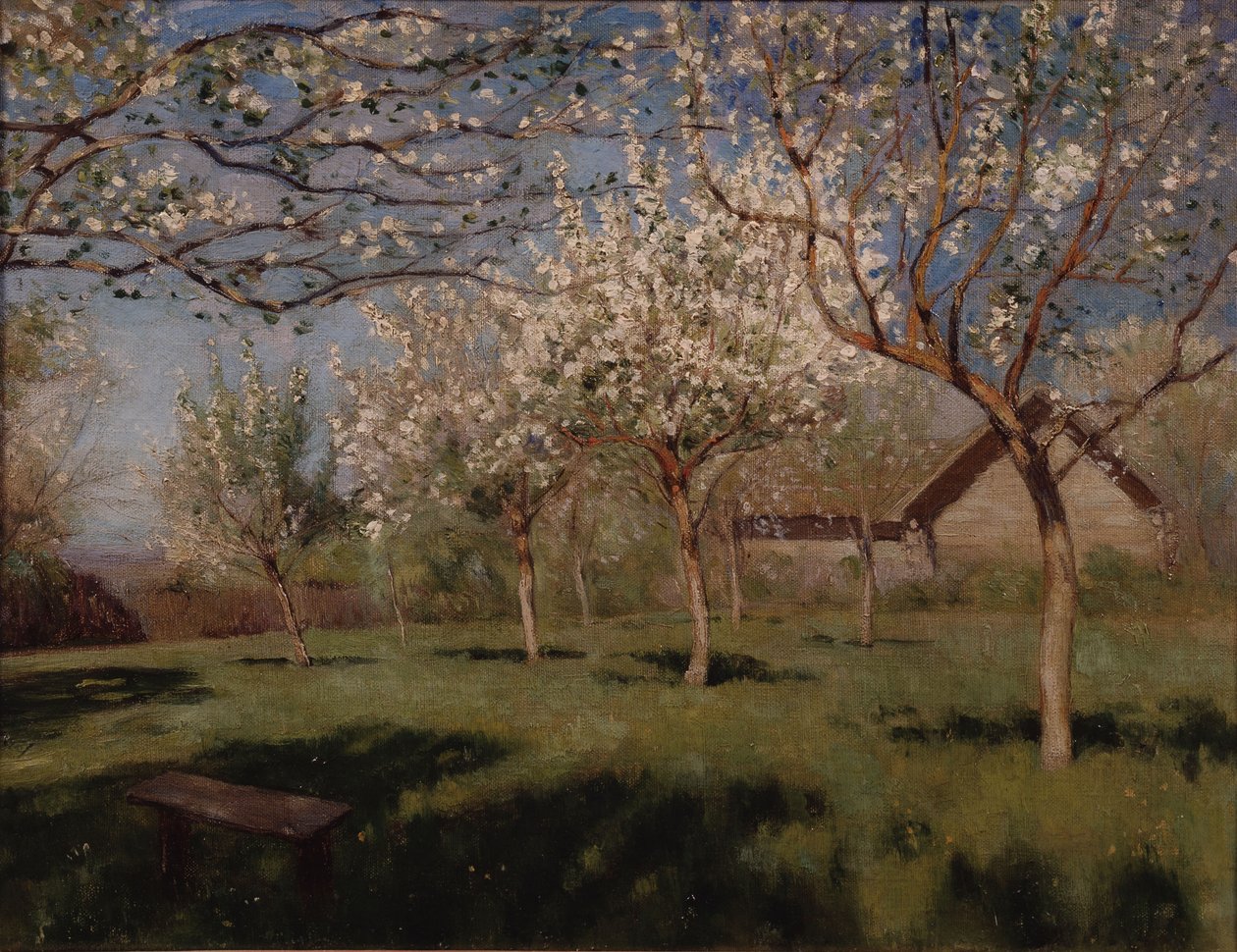 Omenapuut kukkivat tekijältä Isaak Ilyich Levitan
