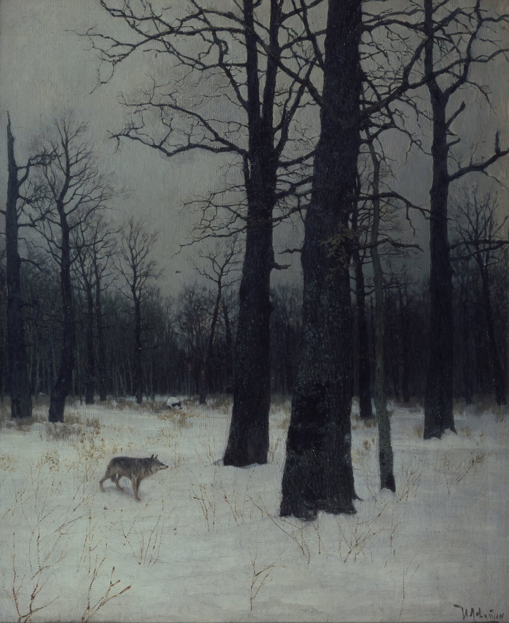 Metsää talvella, 1885 tekijältä Isaak Ilyich Levitan