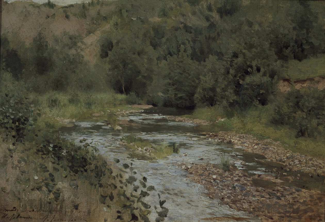 Virta, 1880-luku tekijältä Isaak Ilyich Levitan