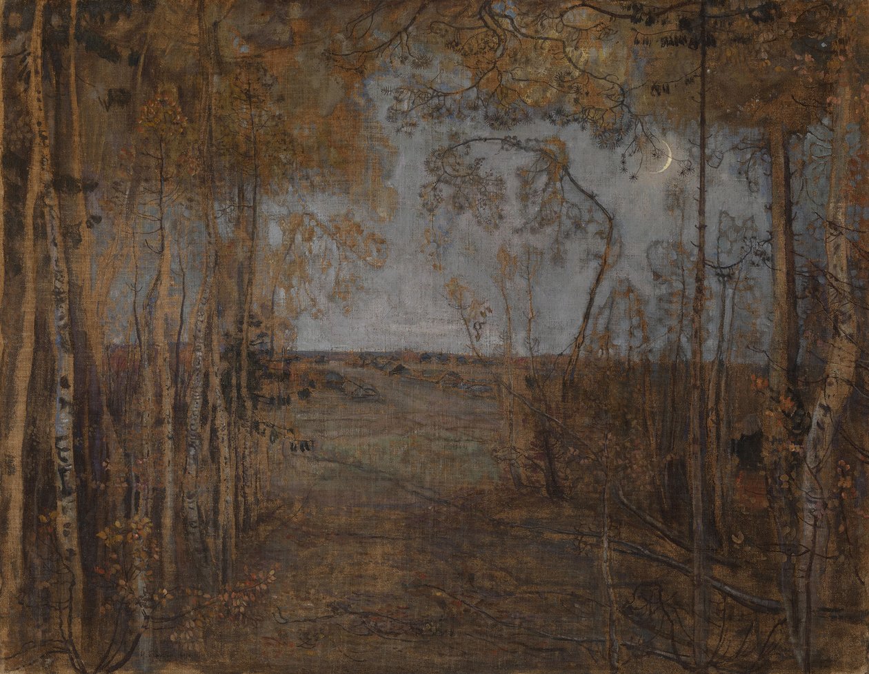 Uusikuu, 1912 tekijältä Isaak Israilevich Brodsky