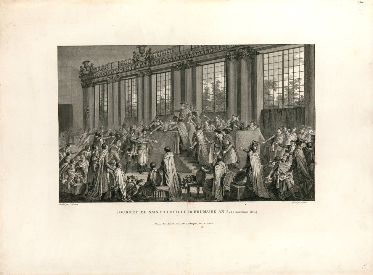 Brumairen 18. vallankaappaus, 1800. tekijältä Isidore Stanislas Helman
