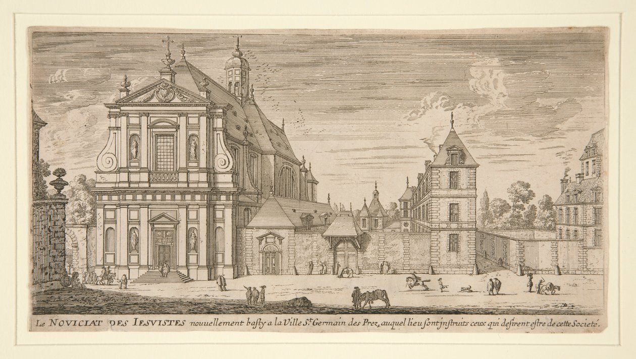 Jesuiitta Novitiaatti St. Germain des Presissä tekijältä Israël Silvestre