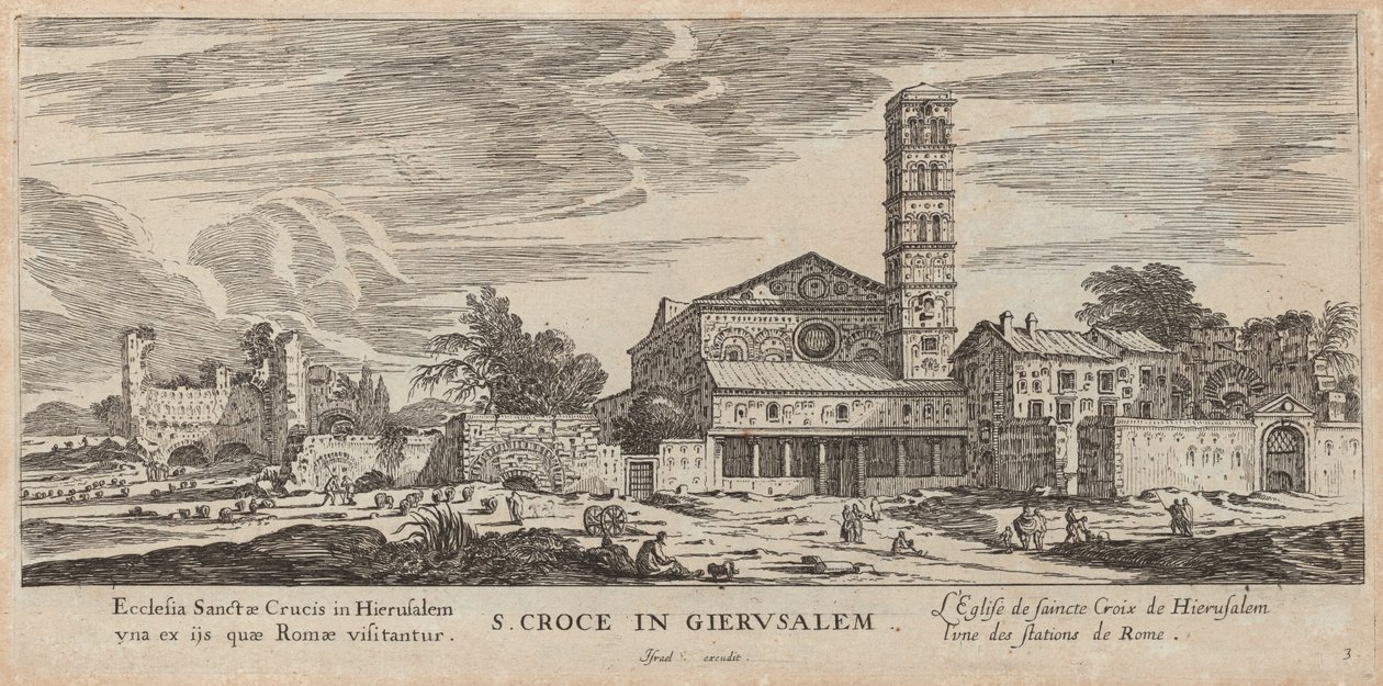S. Croce Jerusalemissa tekijältä Israël Silvestre