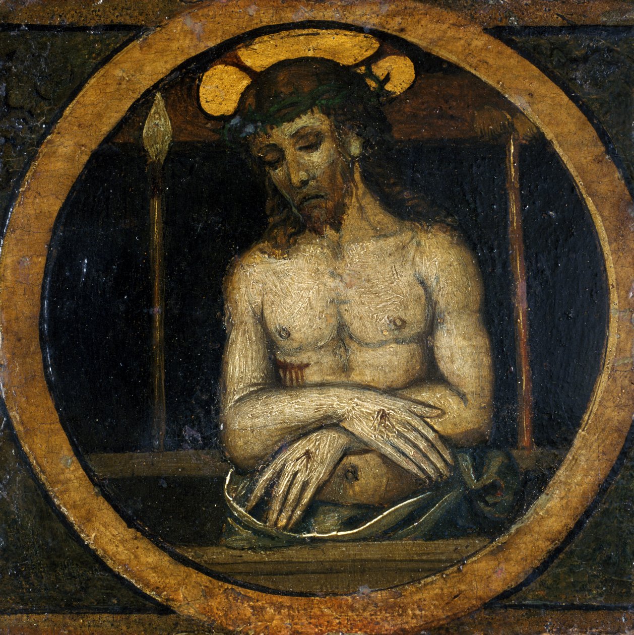 Kristus kärsii (tempera poppelin päällä) tekijältä Italian School