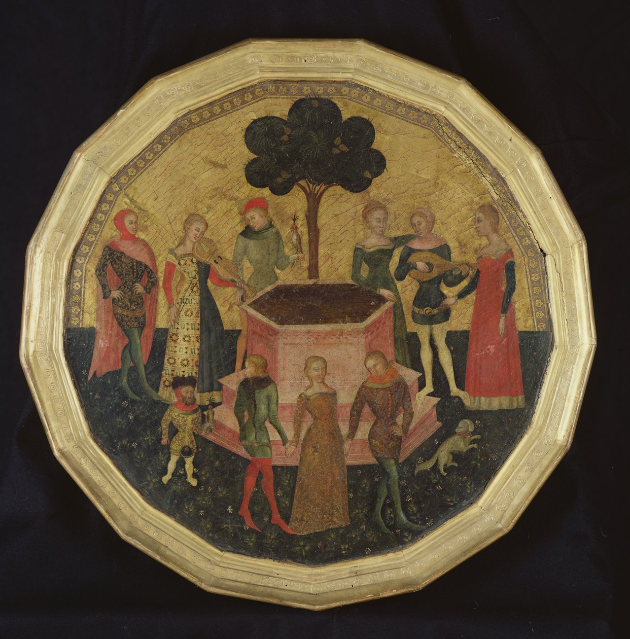 Rakkauden tuomioistuin, c. 1380 tekijältä Italian School