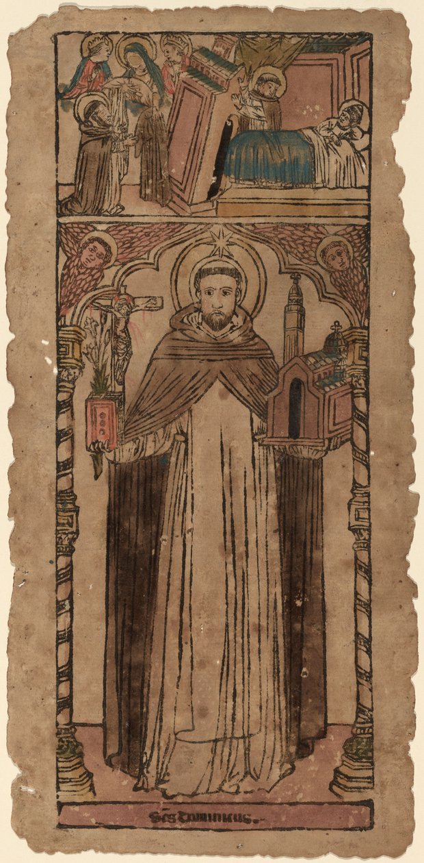 Pyhä Dominic tekijältä Italian 15th Century