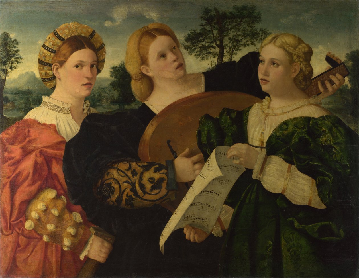 Konsertti, c. 1525 tekijältä Italian Master