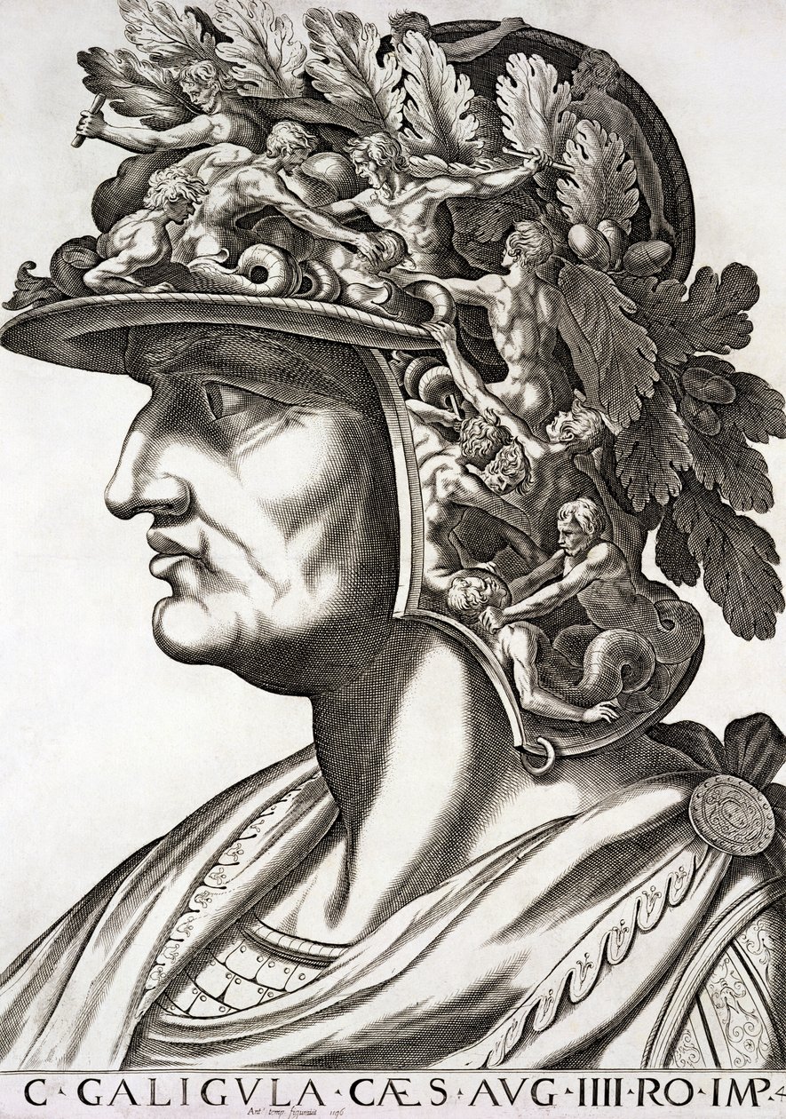 Caligula Caesar (12-41 jKr.), 1596 tekijältä Italian School
