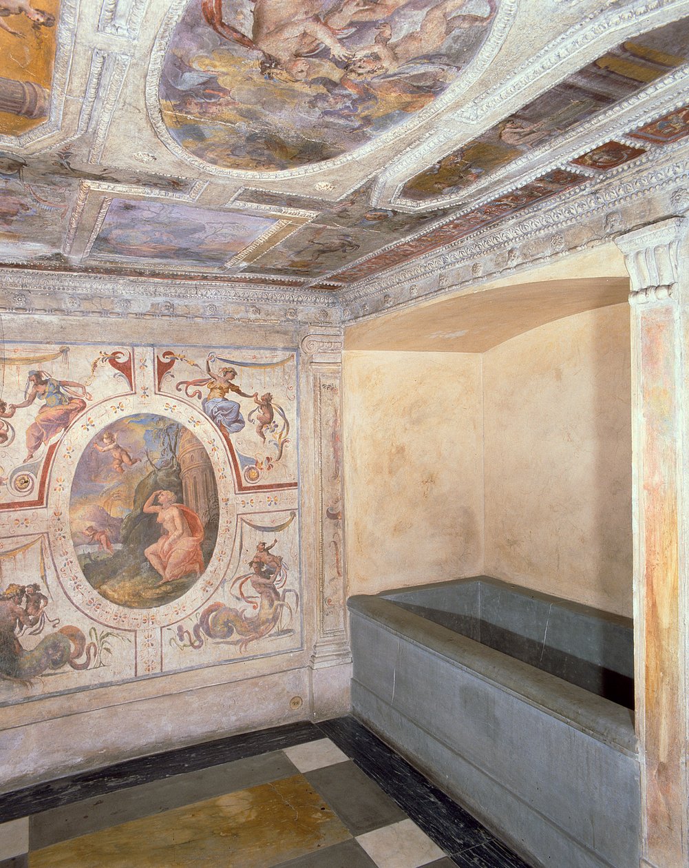 Cosimo I de Medici (1519-74) kylpyhuone tekijältä Italian School